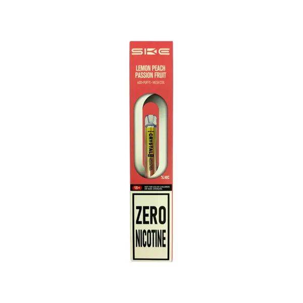 0mg SKE Crystal Bar 600 Disposable Vape Device 600 Puffs