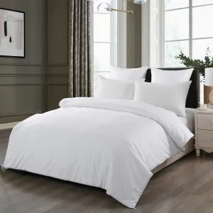 100% Silk Filled Eco-Lux Quilt | 300GSM | 100% Cotton Cover | King | White