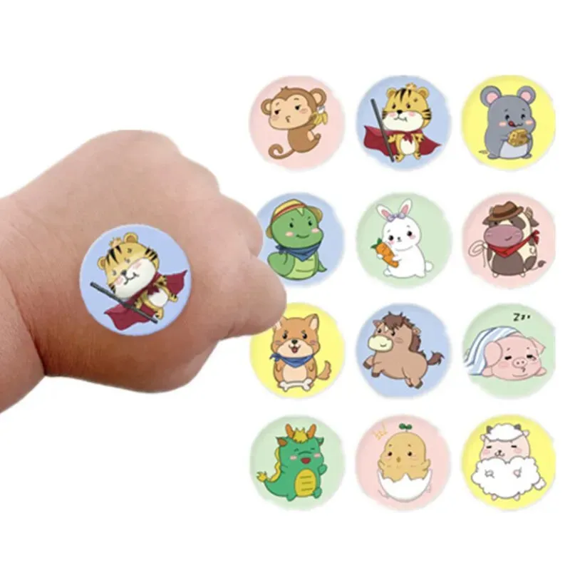 120pcs Lot Cartoon Animal Band Aid Hemostasis Adhesive Bandages for Kids First Aid Kit Wound Plaster Patches