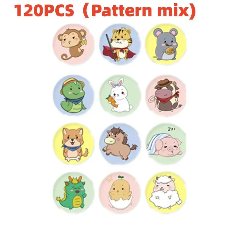 120pcs Lot Cartoon Animal Band Aid Hemostasis Adhesive Bandages for Kids First Aid Kit Wound Plaster Patches