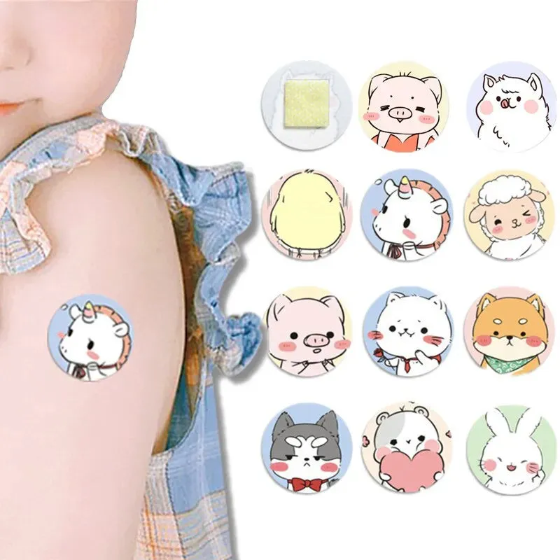 120pcs Lot Cartoon Animal Band Aid Hemostasis Adhesive Bandages for Kids First Aid Kit Wound Plaster Patches