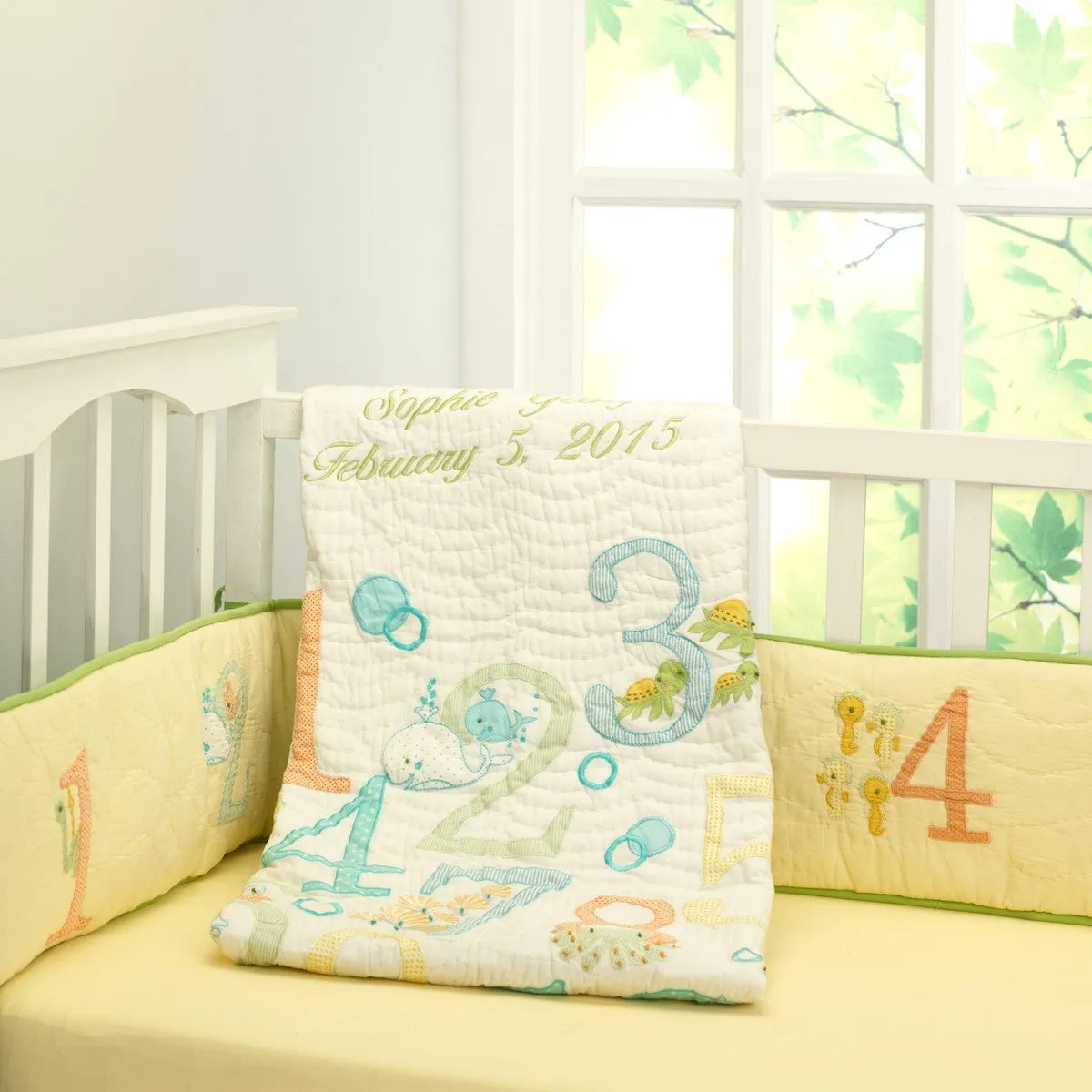 123 Splash Quilt <br> <span style="font-size: 11px; font-family:Helvetica,Arial,sans-serif;">Can Be Personalised</span>