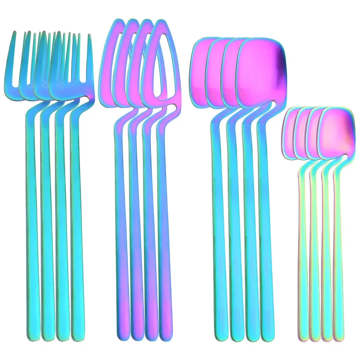 16 Piece Stainless Steel Cutlery Set For Kitchen Use