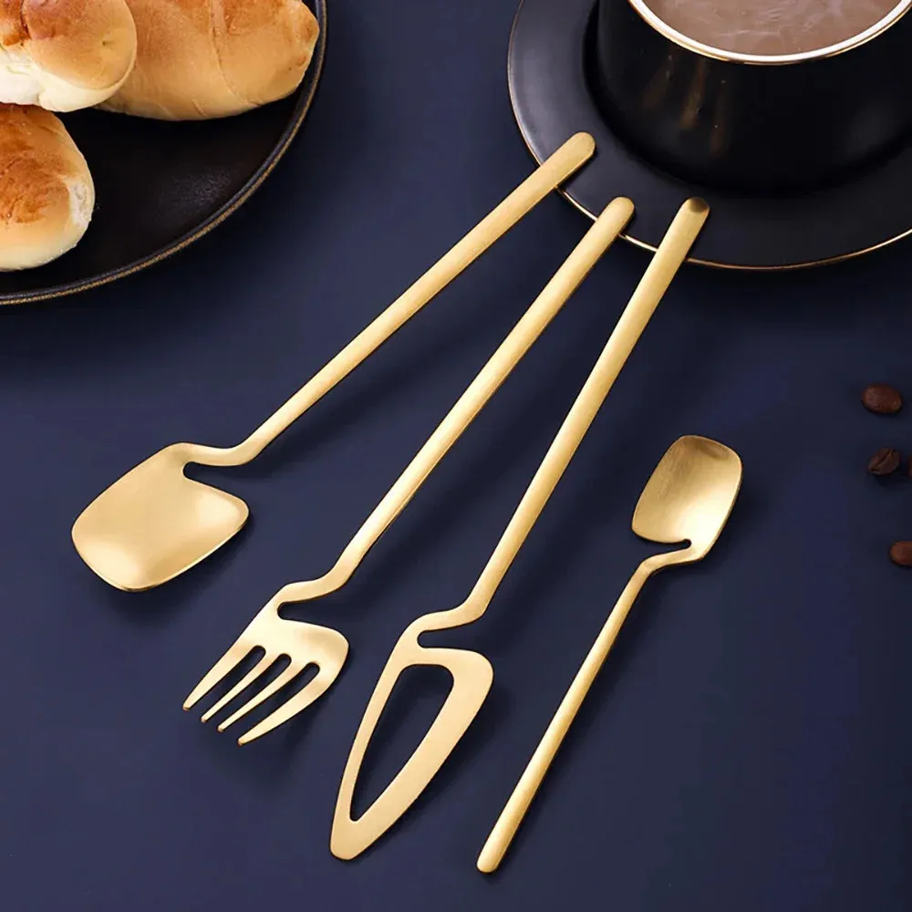 16 Piece Stainless Steel Cutlery Set For Kitchen Use