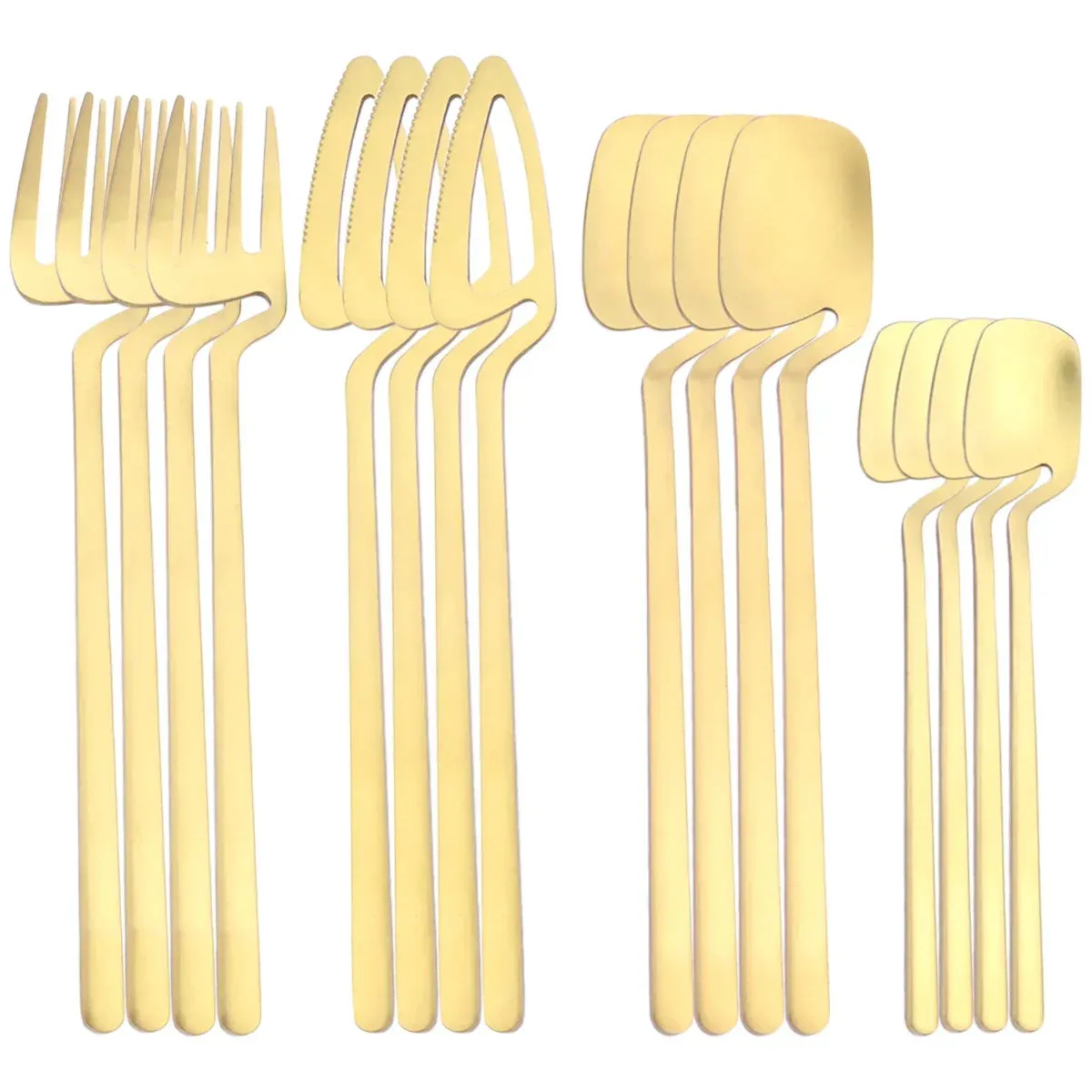 16 Piece Stainless Steel Cutlery Set For Kitchen Use