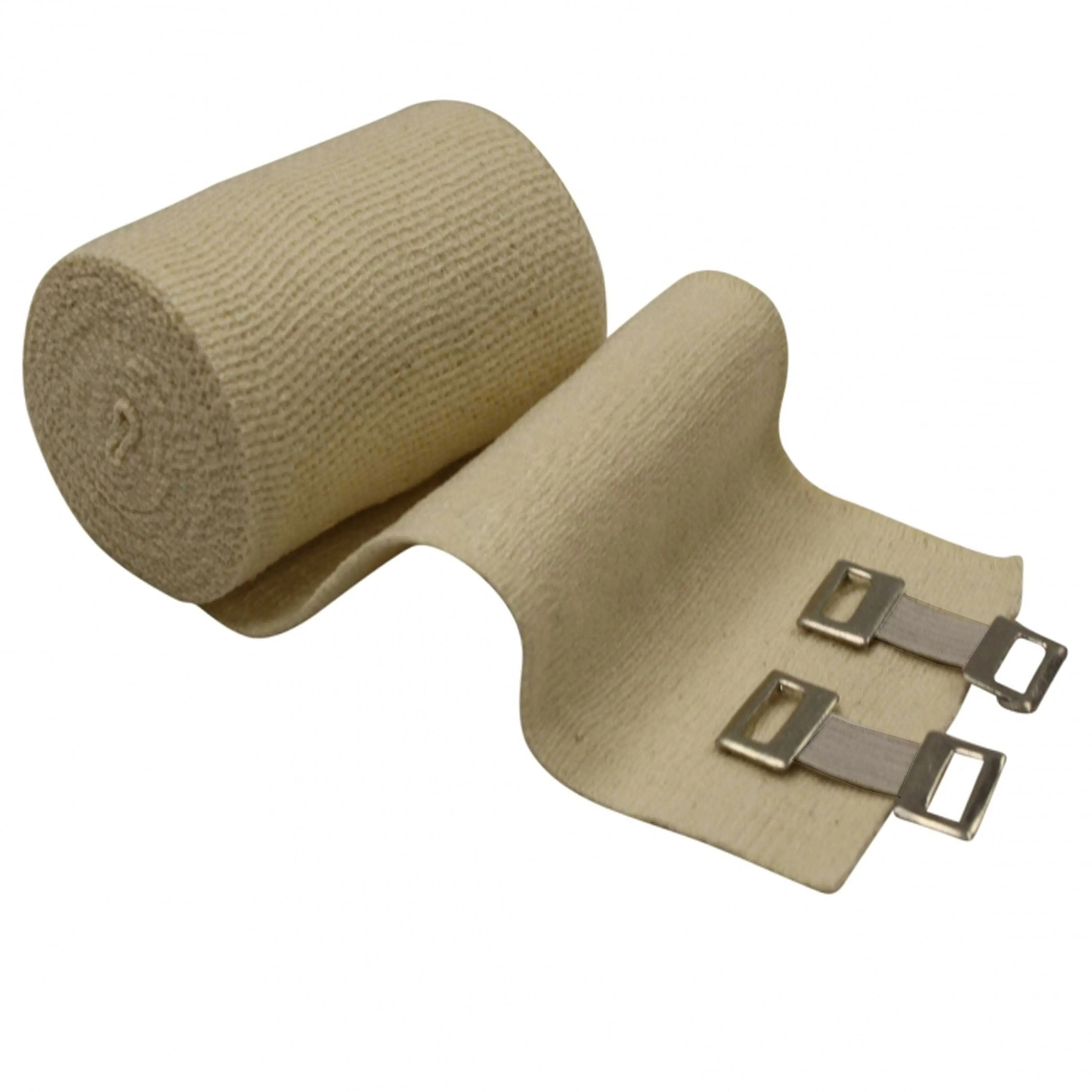 4 Pc Elastic Bandage Wrap 2" Compression With Metal Clips Ankle Wrist First Aid