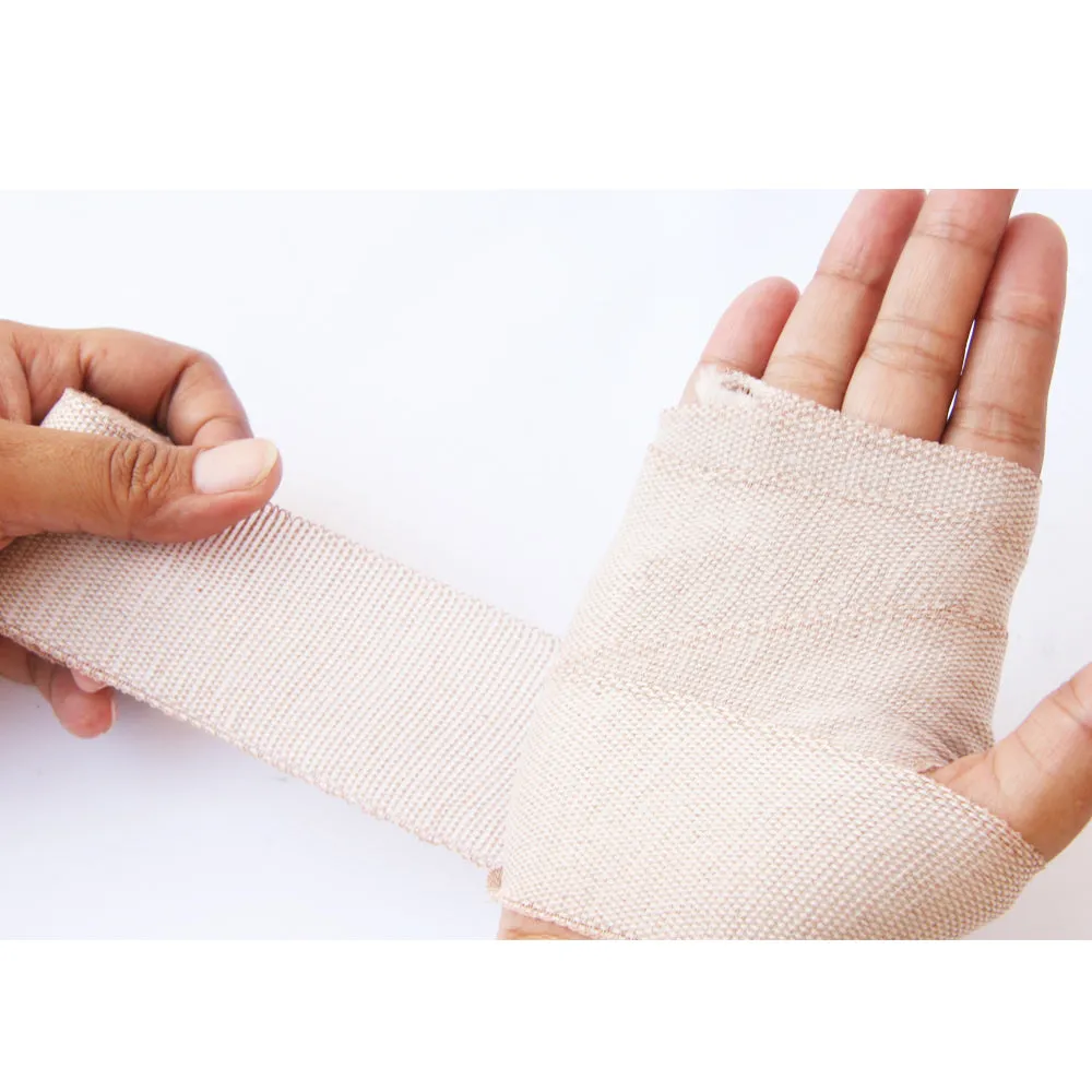 4 Pc Elastic Bandage Wrap 2" Compression With Metal Clips Ankle Wrist First Aid