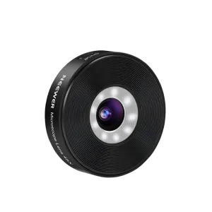 45x Rechargeable Phone Microscope with 50mah Battery for Iphone Samsung 17mm Lens Adapter Included