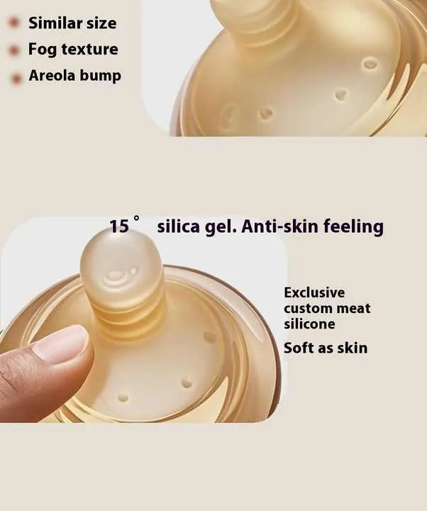 Anti-flatulence baby glass bottle nursing wide neck. زجاجة رضاعة مضادة للانتفاخ للأطفال حديثي الولادة ذات عنق
