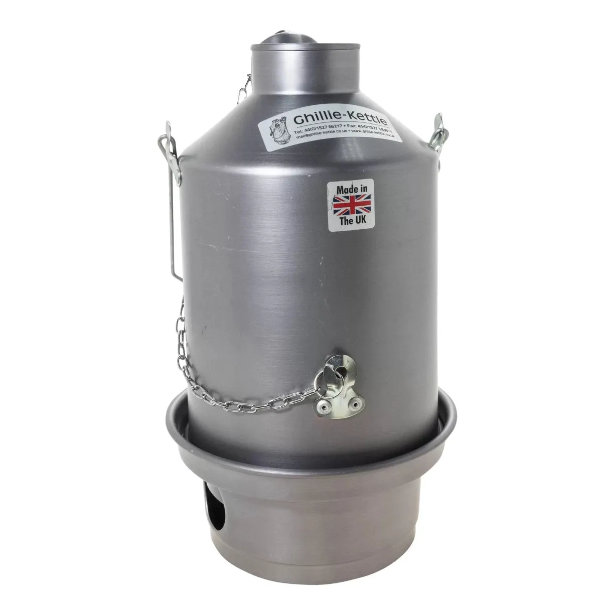 Camping Kettle Hard Anodized Aluminum Ghillie Kettle