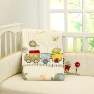 Choo Choo Friends Quilt <br> <span style="font-size: 11px; font-family:Helvetica,Arial,sans-serif;">Can Be Personalised</span>