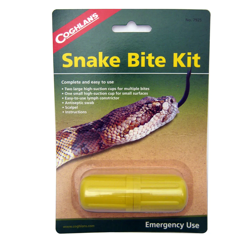Coghlans Emergency Snake Bite Kit Camping Hiking Survival Aid Bug Out Disaster