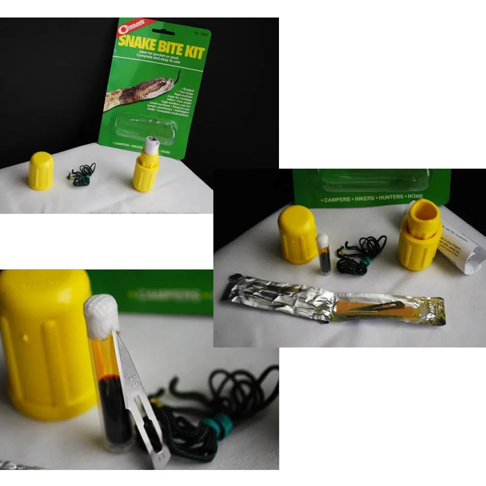 Coghlans Emergency Snake Bite Kit Camping Hiking Survival Aid Disaster Bug Out
