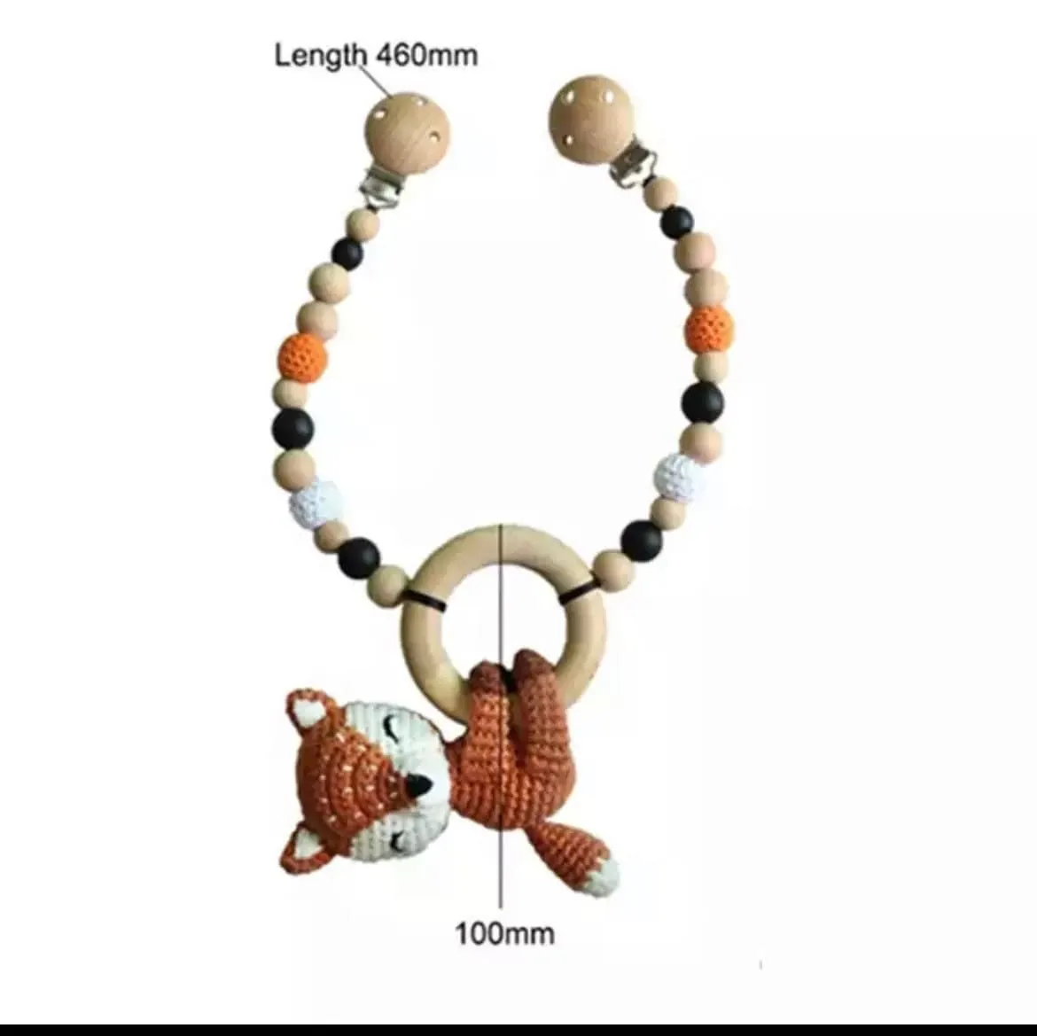 Crochet Pram Garland Toy with Clip