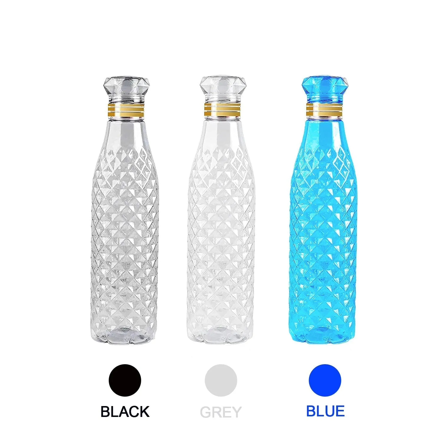 Dimond Cut Water Bottle used by kids, childrens and even adults for storing and drinking water throughout travelling to different-different places and all.