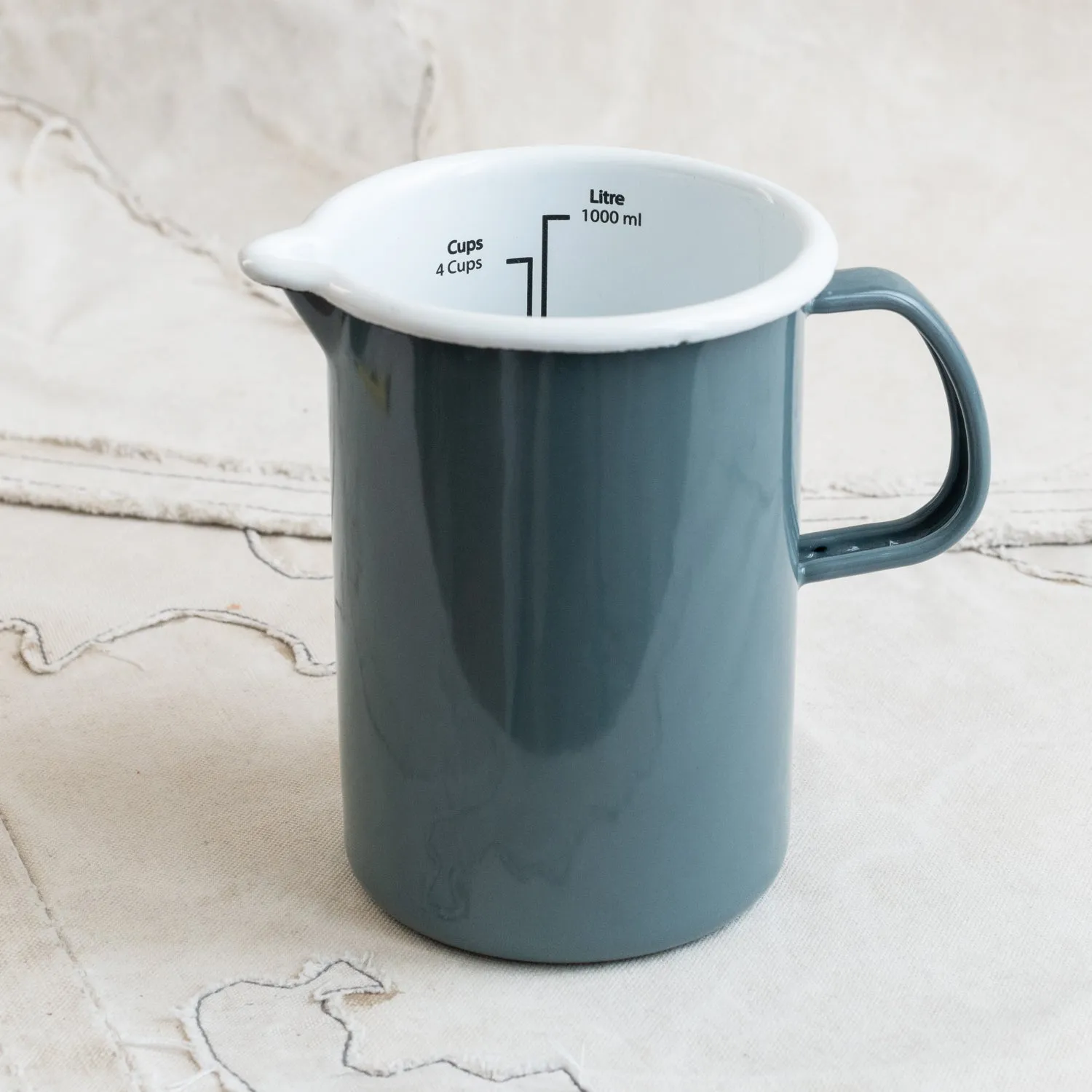 Enamel Measuring Jugs - 1 Ltr