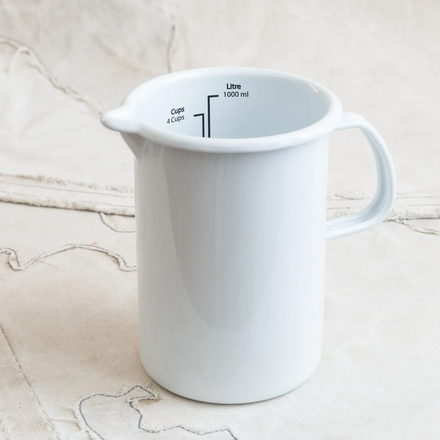 Enamel Measuring Jugs - 1 Ltr