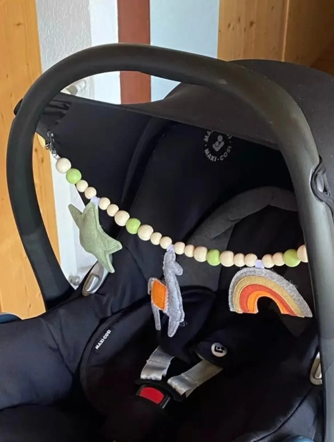 Felt Pram Garland for Baby Stroller