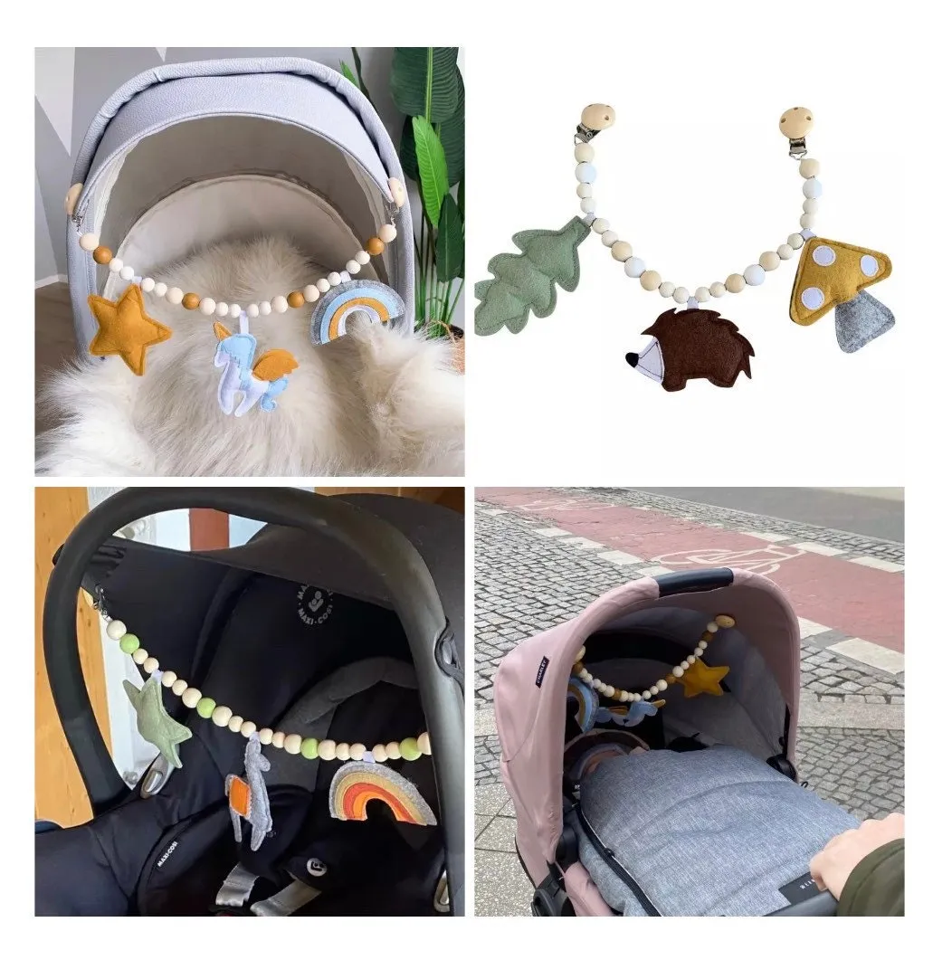 Felt Pram Garland for Baby Stroller
