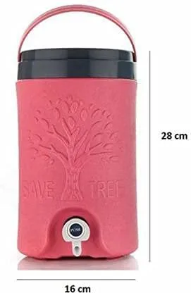 Gra8 Traveling Water Jug 5 Liter Water Jug Camper with Tap Plastic Insulated Water Water Storage Cool Water Storage (1Pcs) (Multicolor)