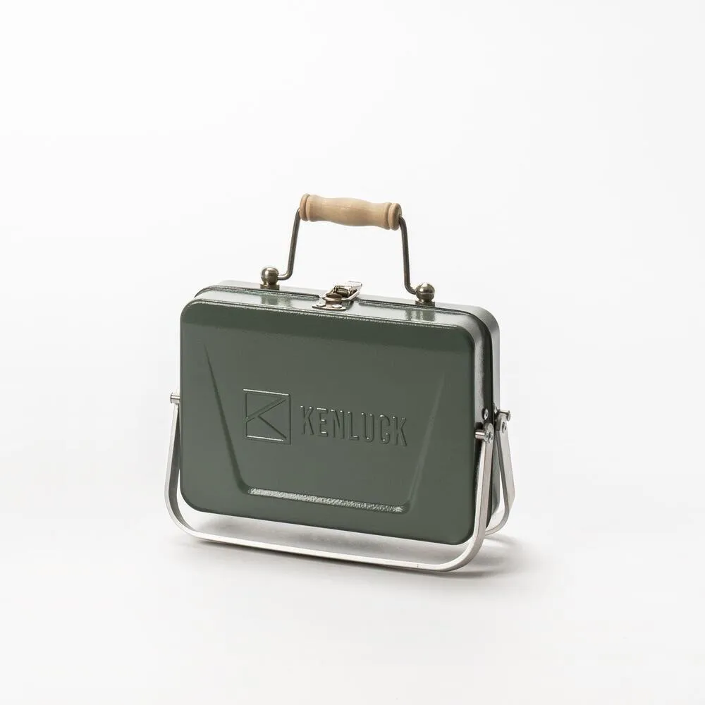 Kenluck Mini Grill / BBQ - Hammertone Gloss Green