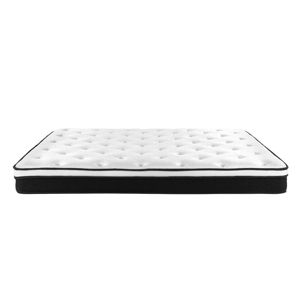 King Package | Bronte Bed Black & Bonita Euro Top Mattress (Medium Firm)