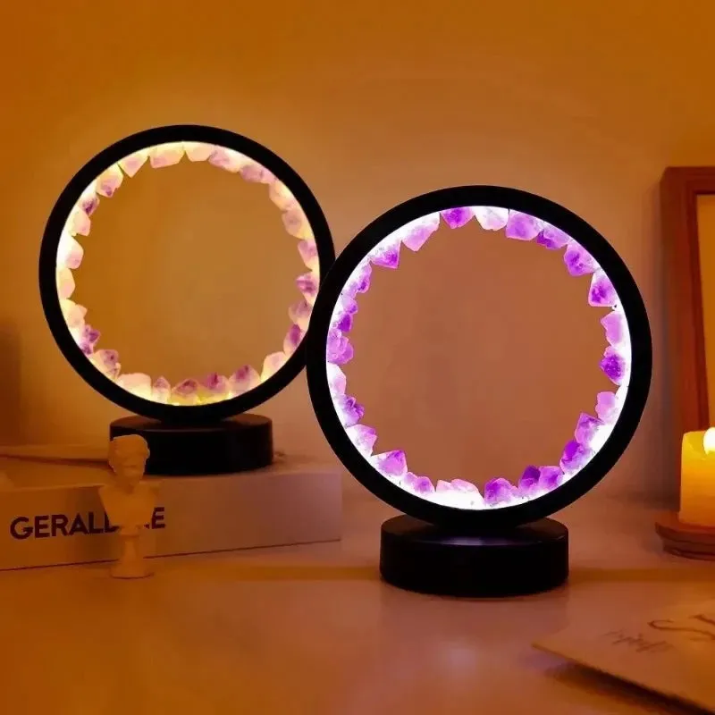 Natural Crystal LED Lamp