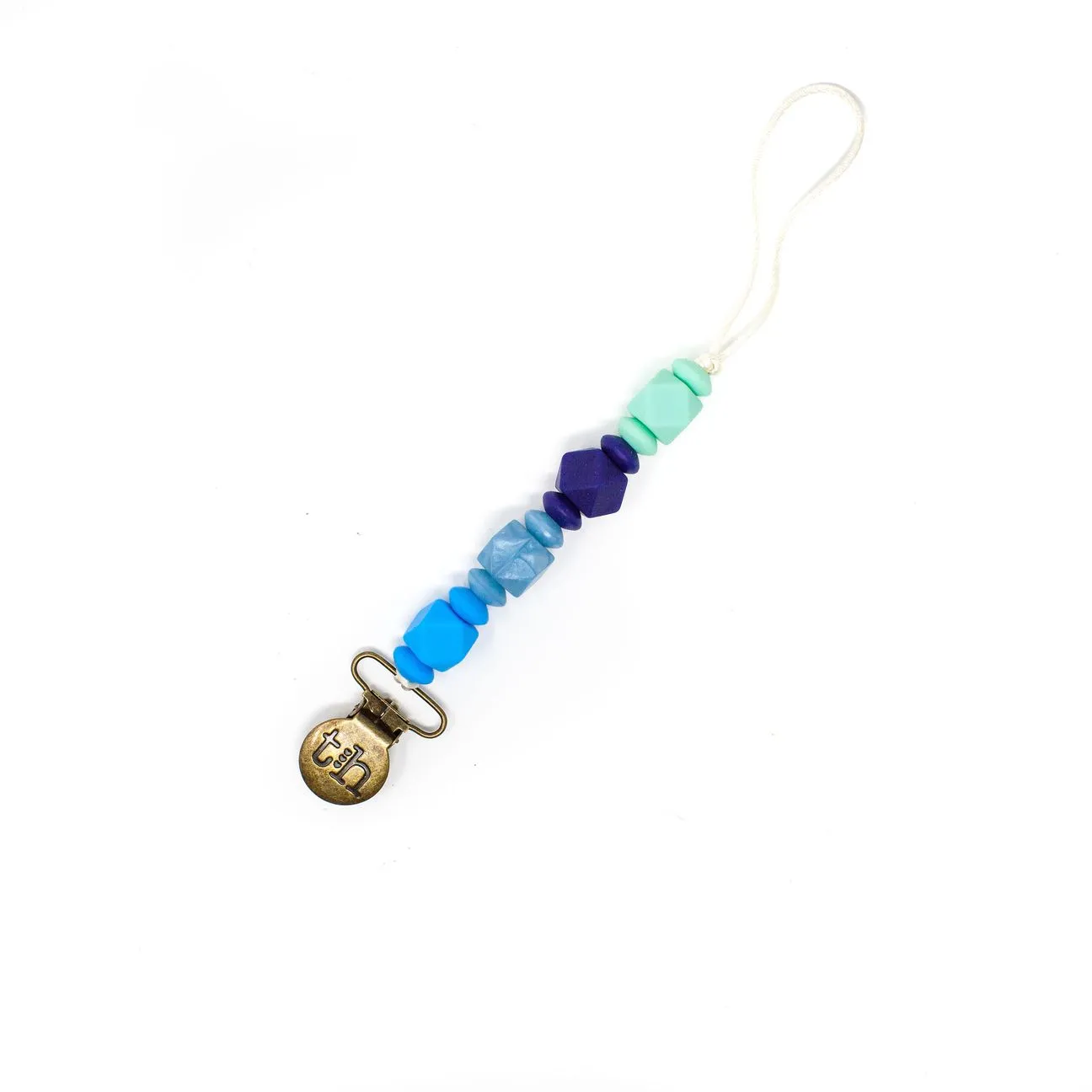 Petite Jewel Pacifier & Toy Clip - BPA Free Silicone