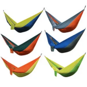 Portable Nylon Parachute Double Garden Outdoor Camping