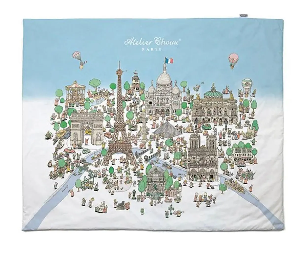 Reversible Quilt – Paris / Carousel