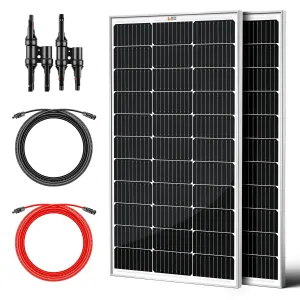 Rich Solar - 200 Watt Solar Kit for Solar Generators Portable Power Stations