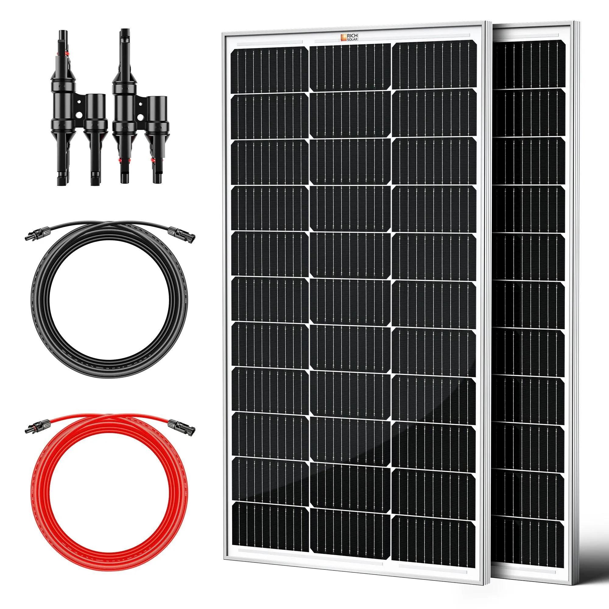 Rich Solar - 200 Watt Solar Kit for Solar Generators Portable Power Stations