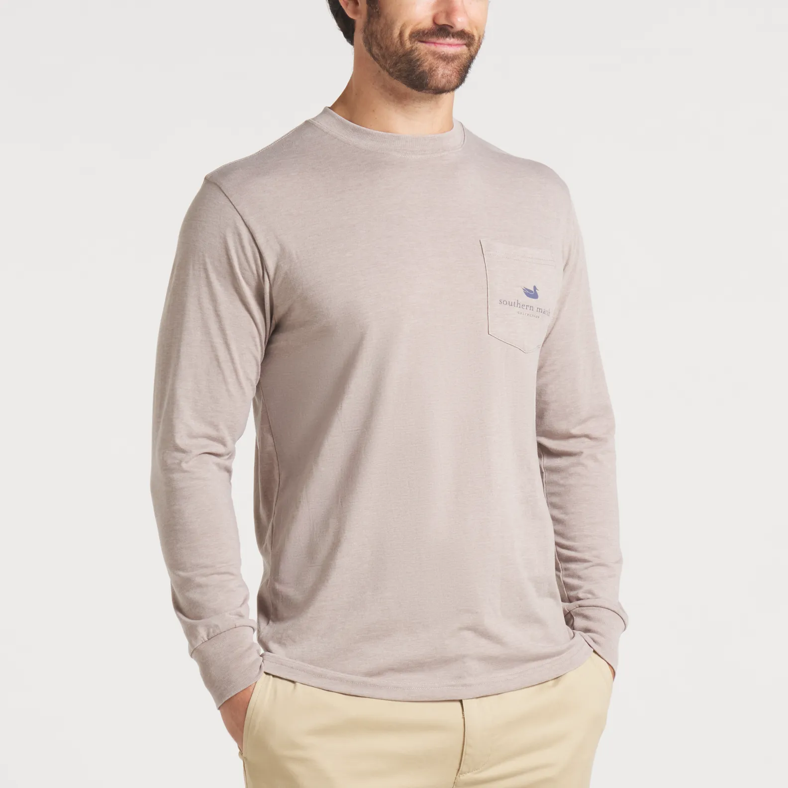 Seawash Tee - Campfire Badge - Long Sleeve
