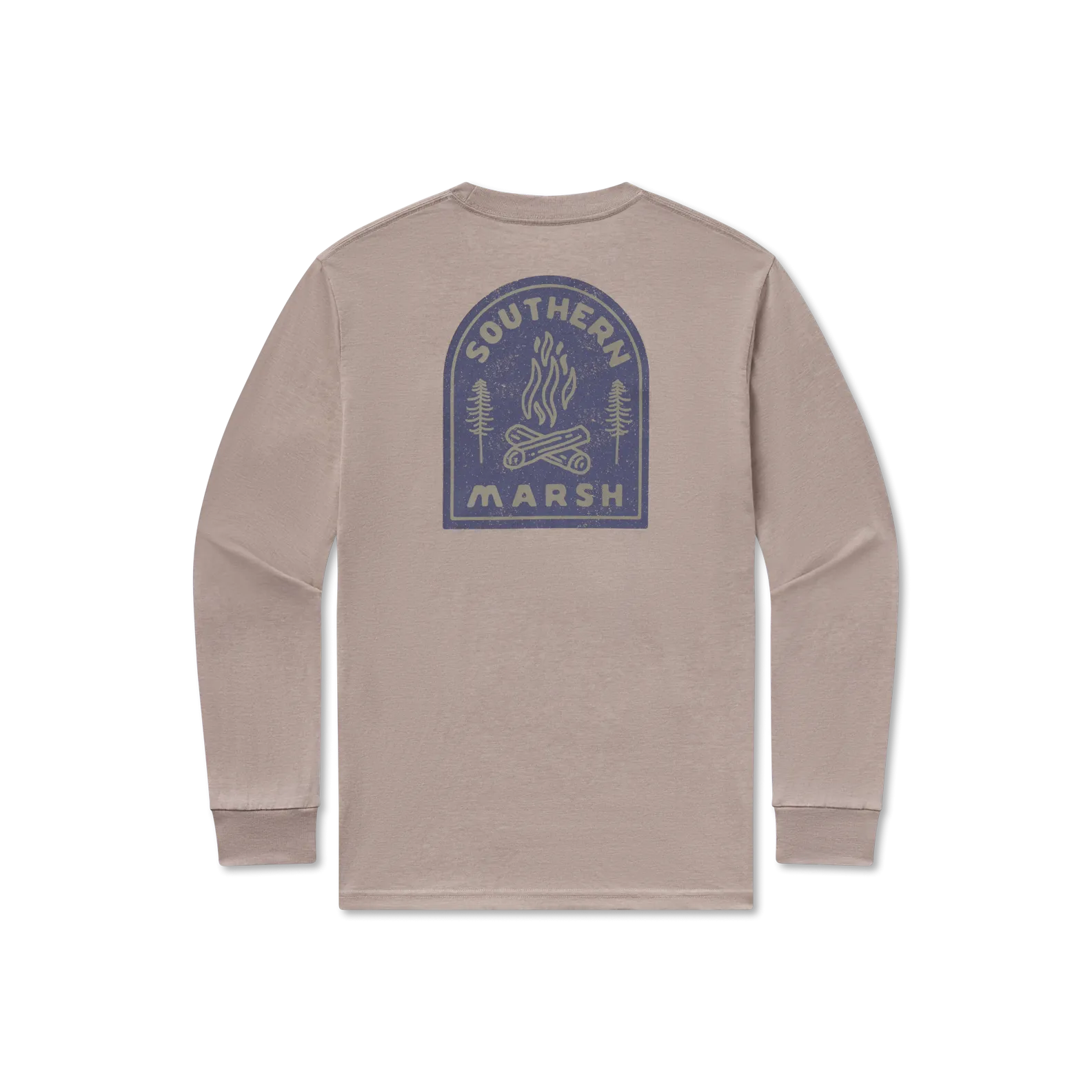 Seawash Tee - Campfire Badge - Long Sleeve