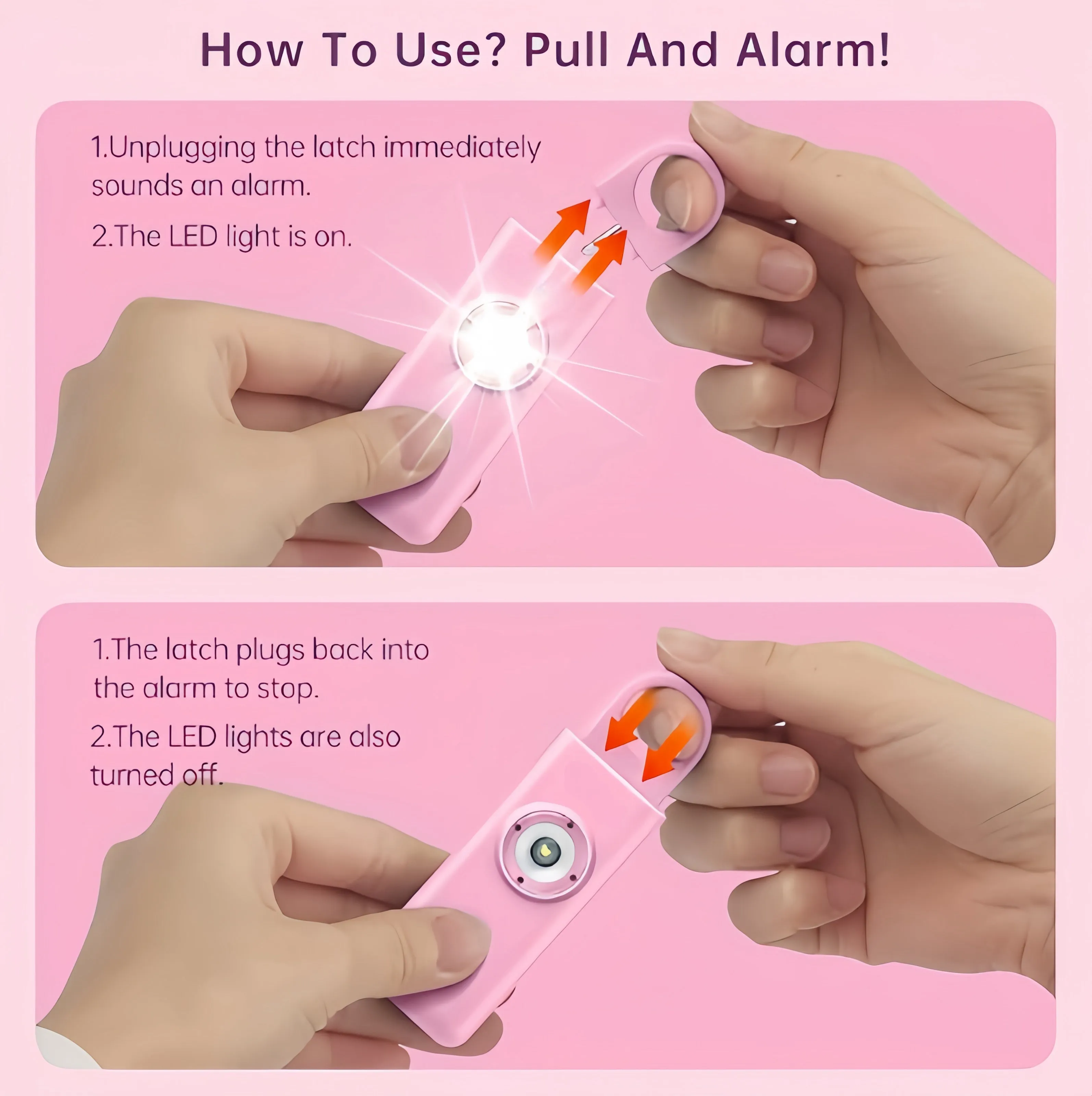 Self Defense LED Flashlight