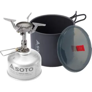 SOTO Amicus and New River Pot Combo Gas stoves