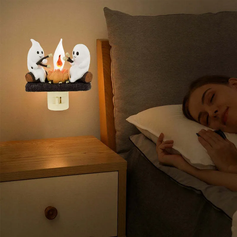 SpookyGlow Campfire Nightlight