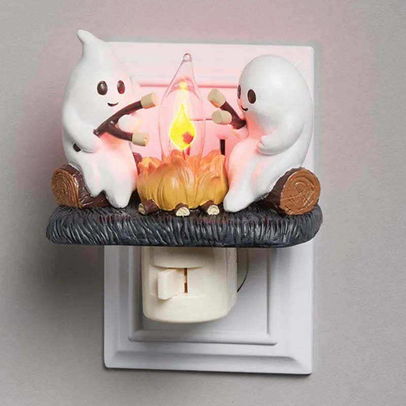 SpookyGlow Campfire Nightlight