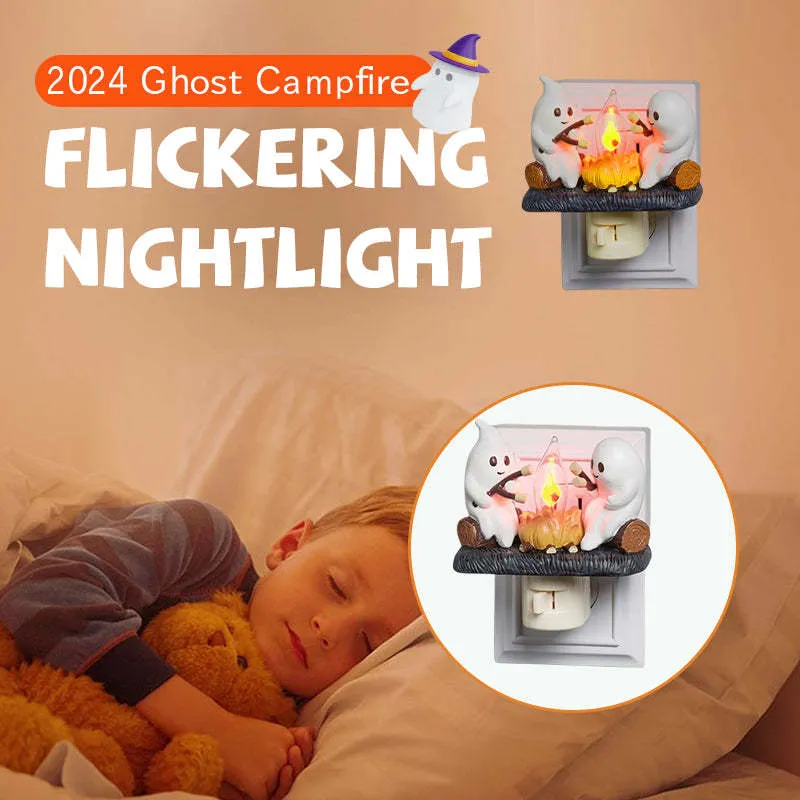 SpookyGlow Campfire Nightlight