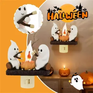 SpookyGlow Campfire Nightlight