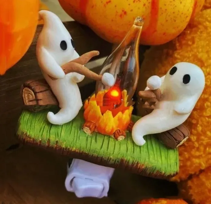 SpookyGlow Campfire Nightlight
