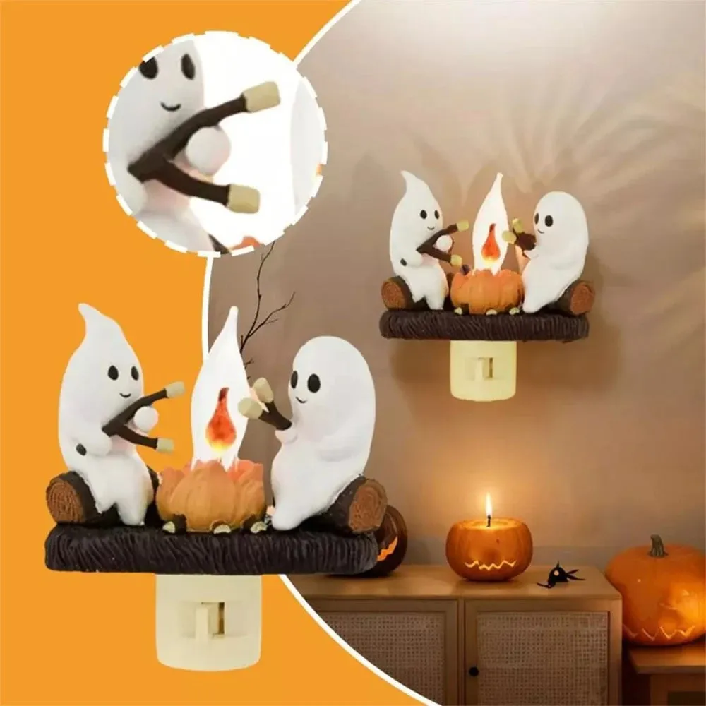 SpookyGlow Campfire Nightlight